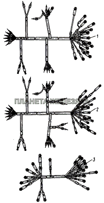 Электрооборудование и приборы (жгуты) Т-30A-80