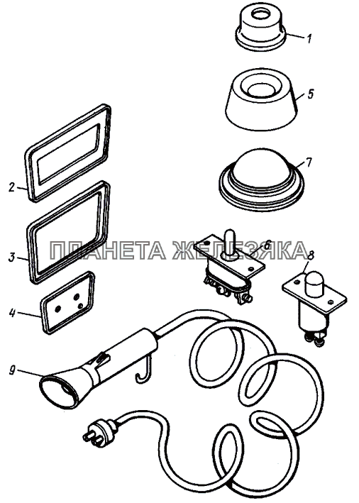 Детали электрооборудования Т-30A-80