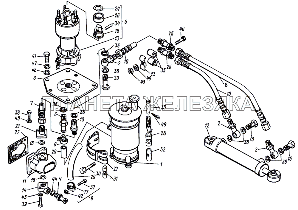 Управление рулевое Т-30A-80