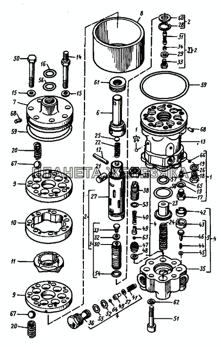 Управление рулевое (насос-дозатор) Т-30A-80