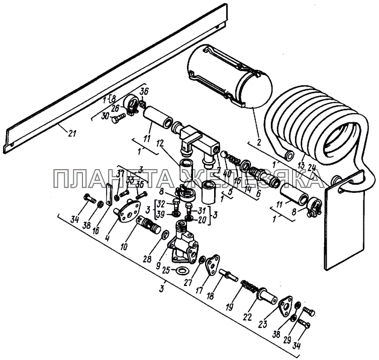 Отопитель (устройство дроссельное) Т-30A-80