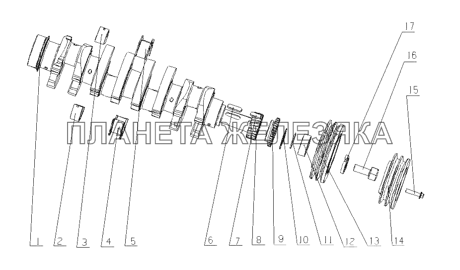 E12F3-1005000 Амортизатор вибрации коленвала в сборе YC4E160-20 (E04F1) E12F3-1005000 Амортизатор вибрации коленвала в сборе YC4E160-20 (E04F1)