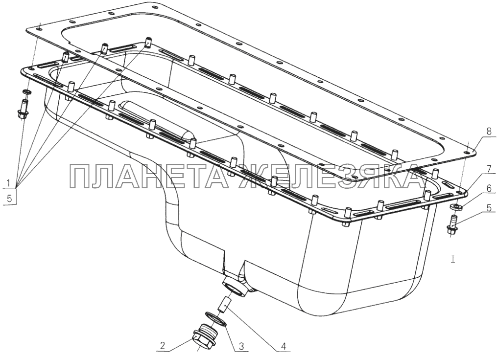 D30-1009000 Oil sump assembly YC4D D30-1009000 Oil sump assembly YC4D