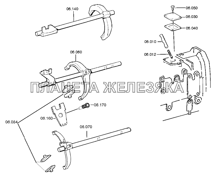 GEAR SHIFT SYSTEM 0091106095 КПП ZF 8S-1350 GEAR SHIFT SYSTEM 0091106095 КПП ZF 8S-1350