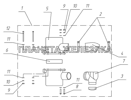 Воздухофильтр ЗиД-50-02 Воздухофильтр ЗиД-50-02