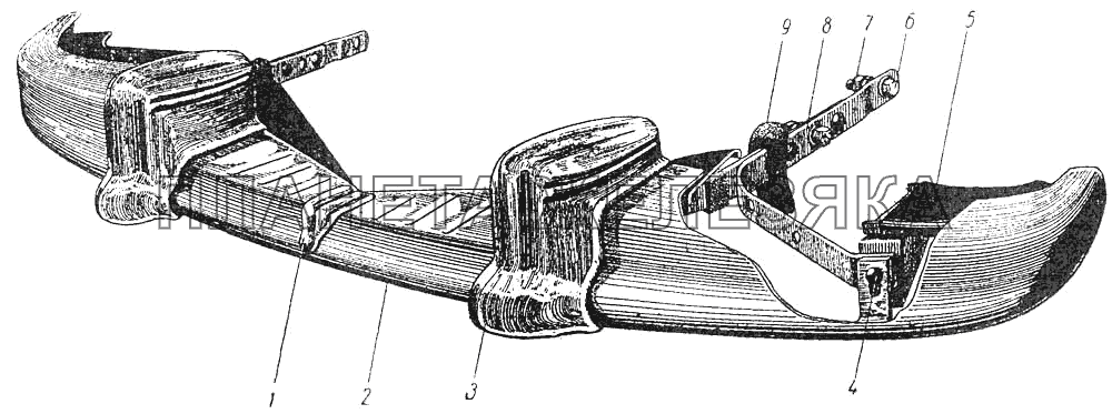 Буфер передний ЗИС-110 Буфер передний ЗИС-110