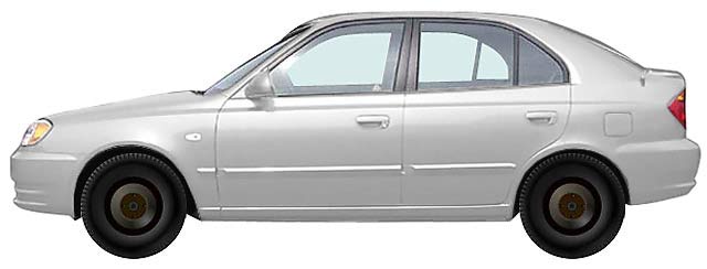 Диски на HYUNDAI Accent LC Sedan (2000 - 2005)