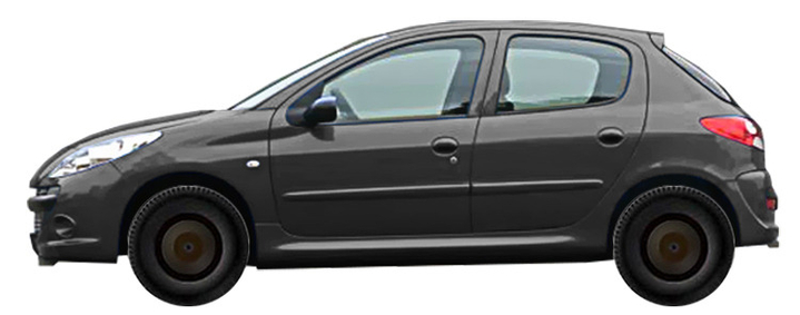 Диски на PEUGEOT 206+ 2A, 2J Hatchback 5d (2009 - 2012)