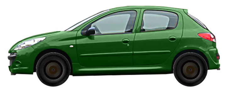 Диски на PEUGEOT 206+ 1.4 2009