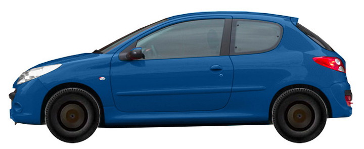 Диски на PEUGEOT 206+ 2C, 2H Hatchback 3d (2009 - 2012)