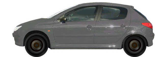 Диски на PEUGEOT 206 2A, 2J Hatchback 5d (1998 - 2009)