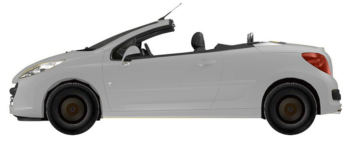 Диски на PEUGEOT 207 1.6 HDi FAP 2007