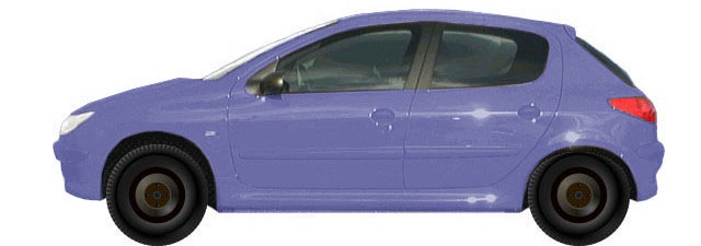 Диски на PEUGEOT 206 1.4 16V 1998