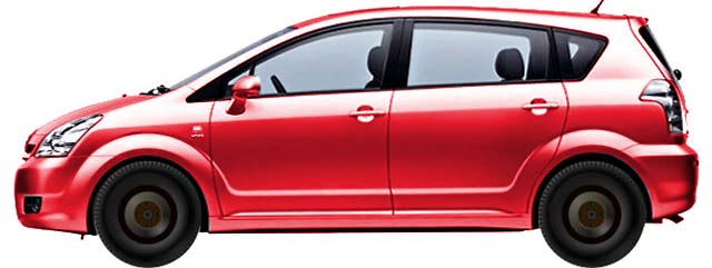 Диски на TOYOTA Corolla Verso 2.0 D-4D 2004