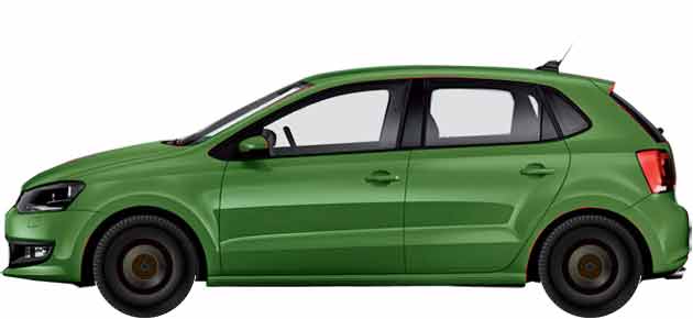 Диски на VOLKSWAGEN Polo 1.2 TSI 2009