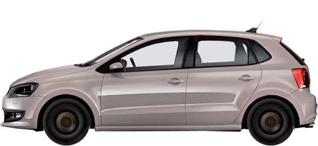 Диски на VOLKSWAGEN Polo 1.6 BiFuel 2009